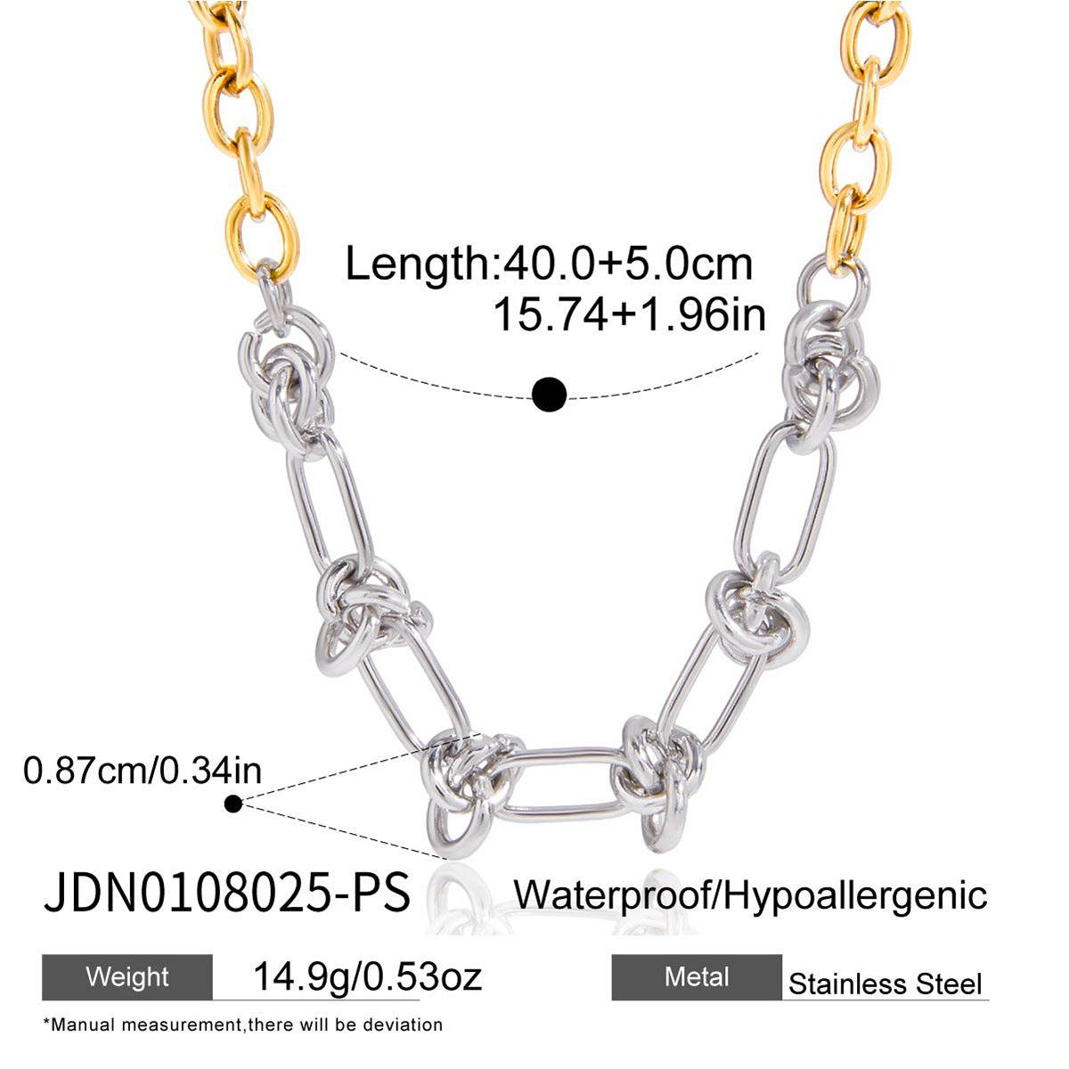 Juego de pendientes de botón y anillo de acero inoxidable en forma de corazón con incrustaciones de diamantes de imitación y acabado chapado para mujer