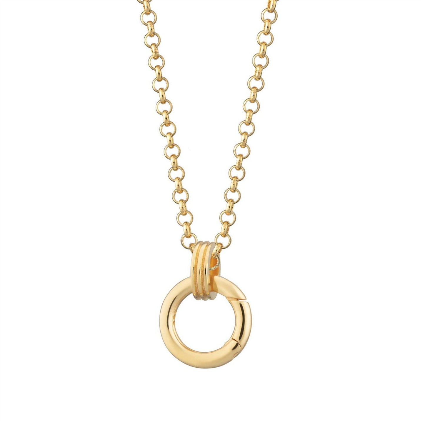 Bohemian Geometric Brass Pendant with 18K Gold Plating DIY Charm Bar for Unisex