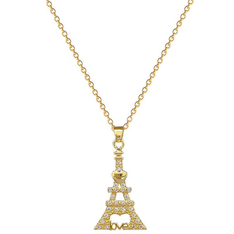 Collar con colgante de luna geométrica minimalista para mujer y hombre, cadena delicada de acero inoxidable para clavícula con detalles de diamantes de imitación
