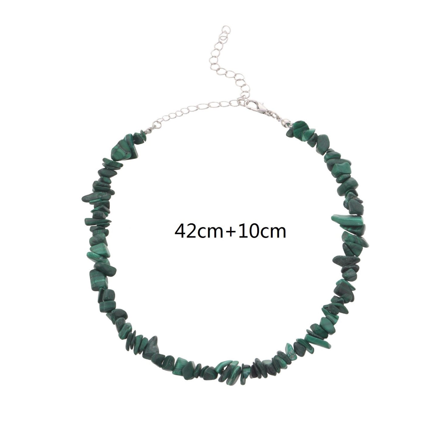 Collana Geometrica Minimalista Turchese da Donna con Cordino in Nylon
