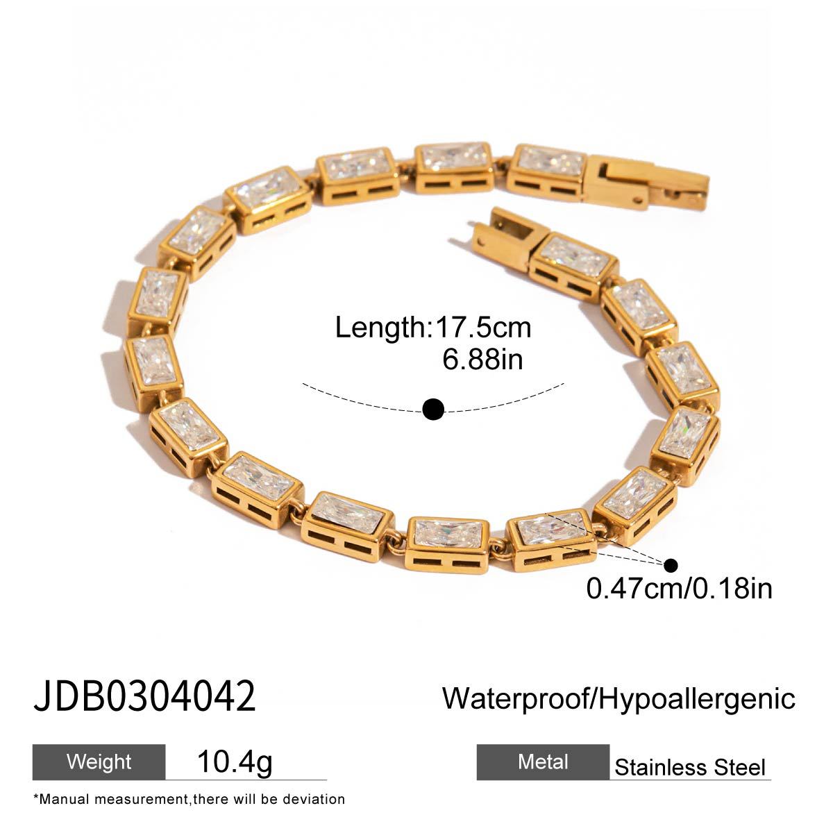 Bracciale a Polsino in Acciaio Inossidabile con Occhio di Tigre e Design Geometrico, Placcato Oro 18K, Anello Aperto, Gioielli Leggeri