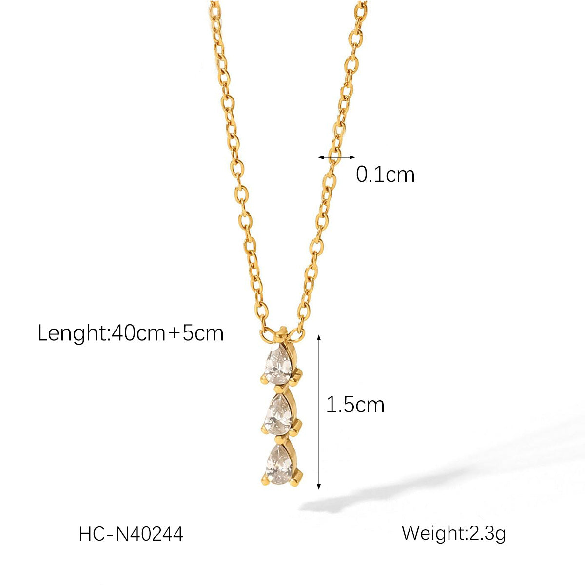 Collar Colgante Geométrico Minimalista de Sol y Estrella para Mujer en Acero de Titanio con Baño de Oro de 18K en Cadena de Acero Inoxidable