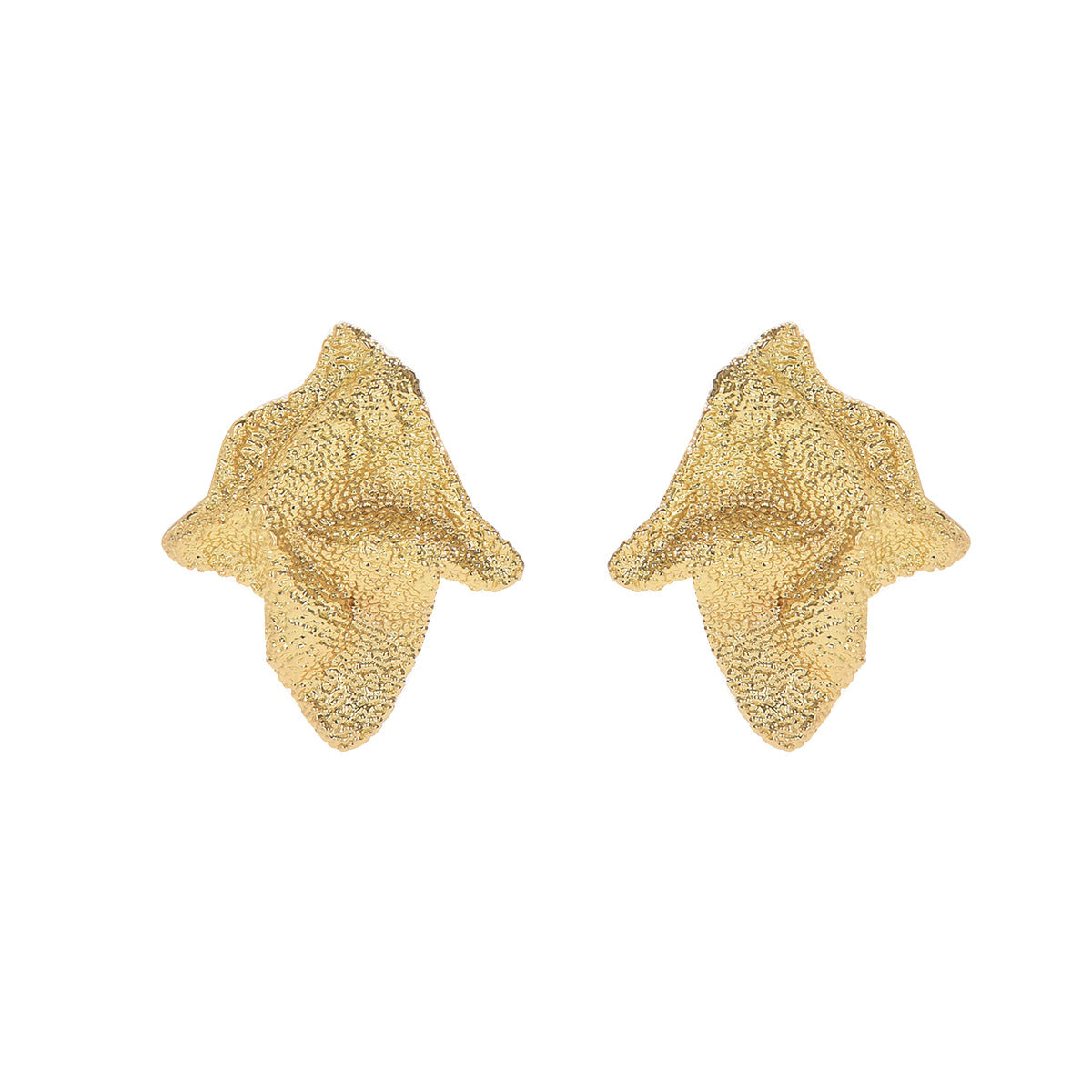 Aretes Geométricos Minimalistas para Mujer Hechos de Aleación de Zinc con Acabado Galvanizado, Patrones Redondos y Octogonales