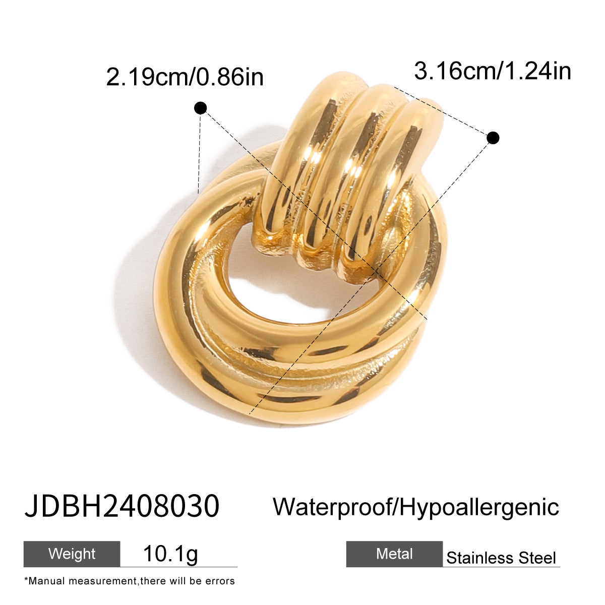 Minimalist Geometric Stainless Steel Brooch for Women with Plated Finish Elegant Clothing Accessory and Anti-Slip Safety Pin