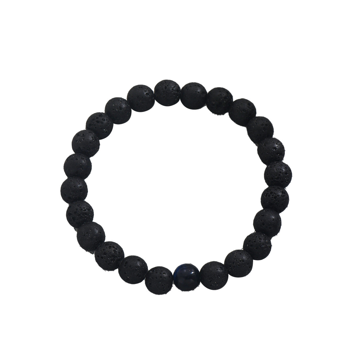 Pulsera de Piedra Natural Tejida a Mano Minimalista Vintage para Hombres y Mujeres, Pulsera Geométrica de Cuentas