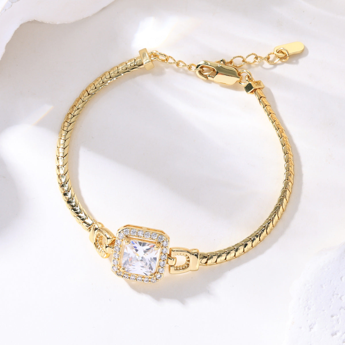 Bohemian Style Evil Eye Elephant Bracelet for Women with Cartoon Animal Design and Geometric Shapes in Plated Copper