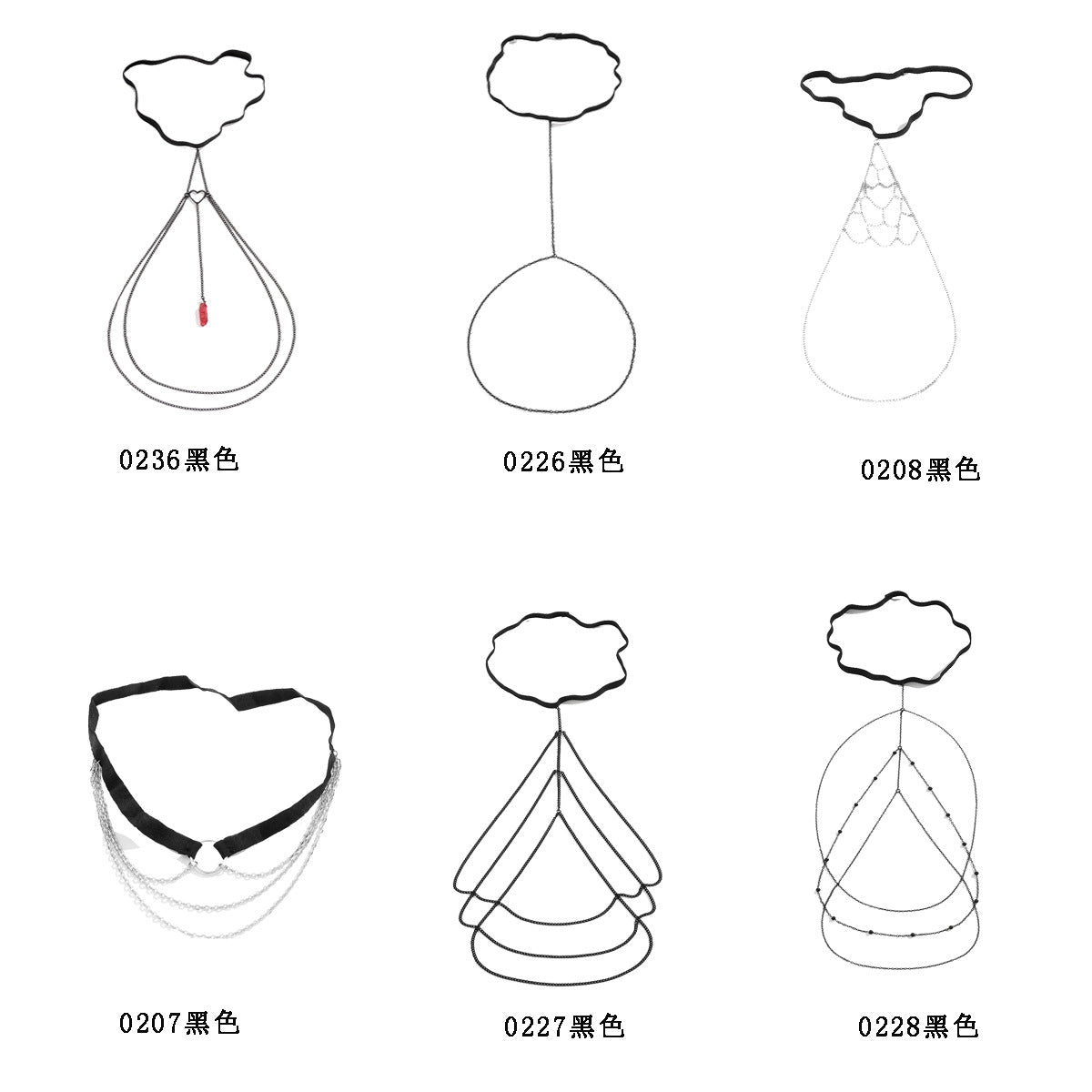 Casual Geometric Body Chain Leg Garter with Tassel for Women