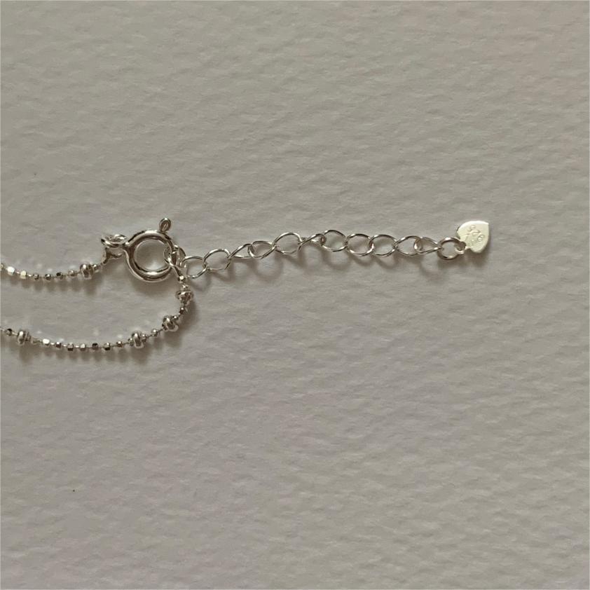Bracciale Minimalista con Sfere in Argento Sterling 925 Placcato da Donna