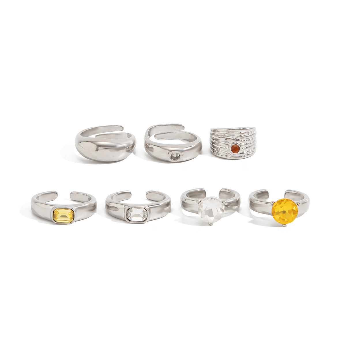 Geometric Alloy Inlaid Rhinestone Wide Band Toe Ring for Women