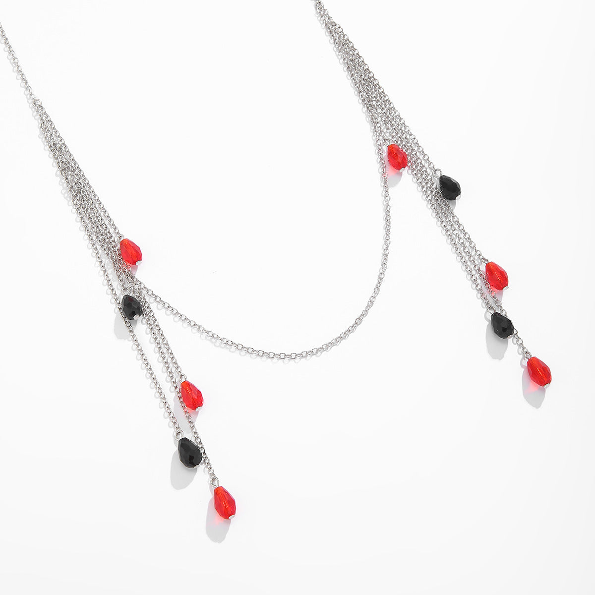 Cavigliera Geometrica Minimalista con Dettagli in Cristallo da Donna, Catena Elastica per Gamba, Ideale per Spiaggia e Nightclub