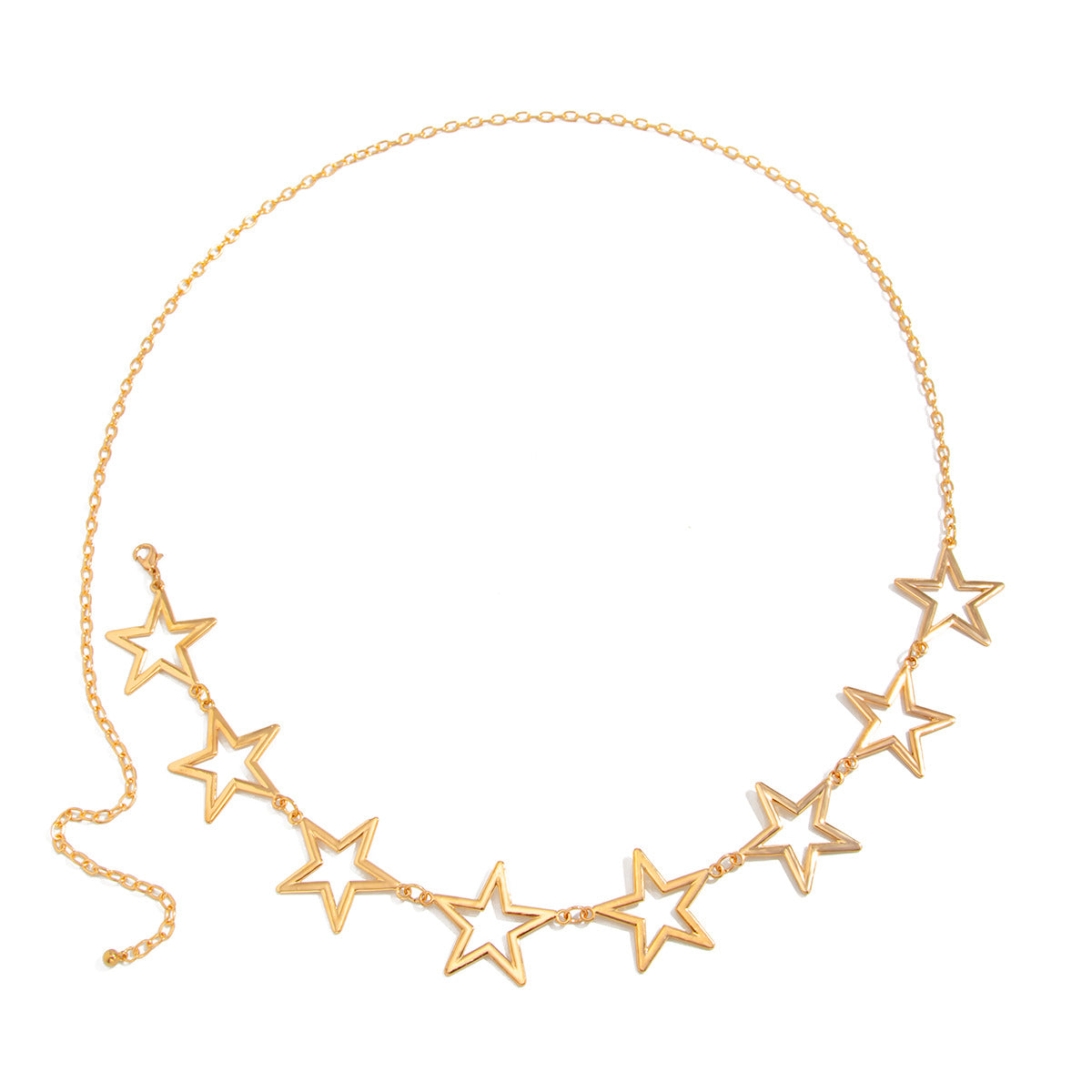 Minimalist Hollow Star Iron Body Chain for Women