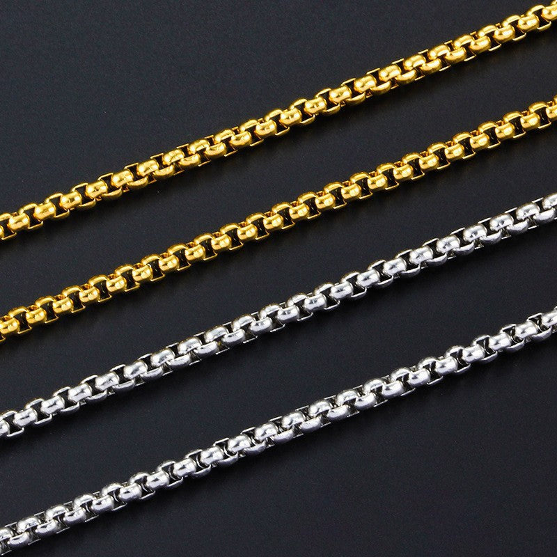 Luxury Elegant Gold Silver Plated Brass Letter Pendant Necklace with Cubic Zirconia for Women