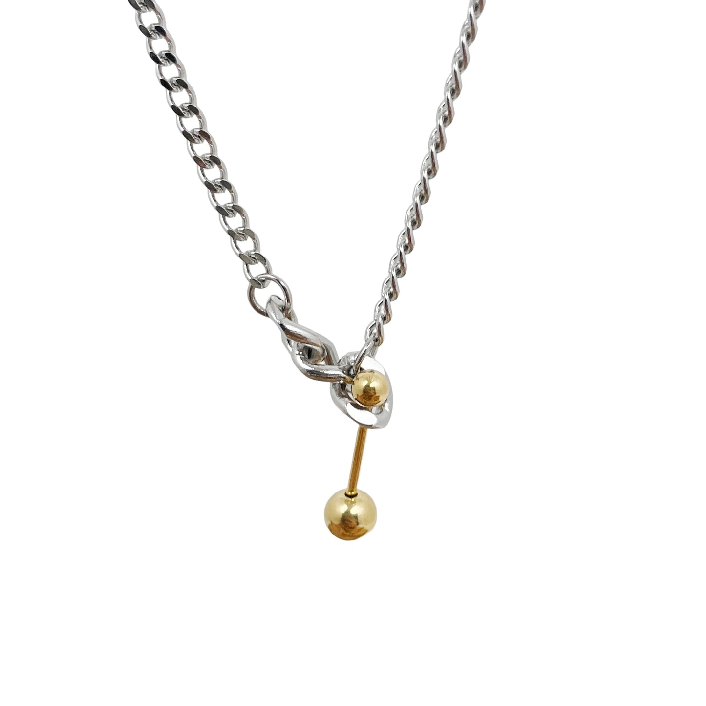 Collana da donna con ciondolo a fiammifero in acciaio al titanio, finitura placcata e delicata catenina a clavicola, stile minimalista