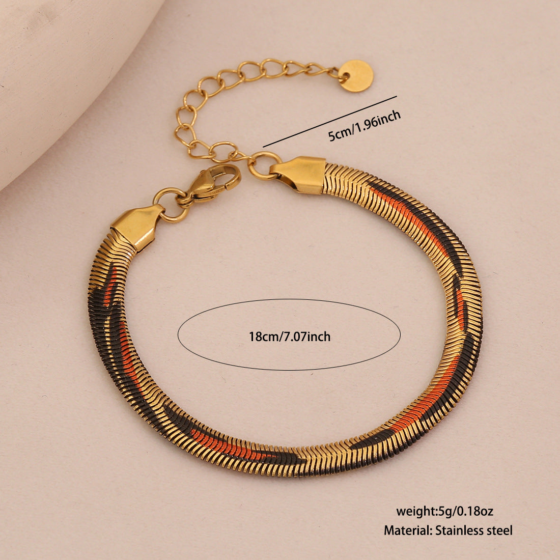 Retro Leopard Print Snake Chain Necklace for Women Stainless Steel Pendant with Animal Pattern and Plated Finish