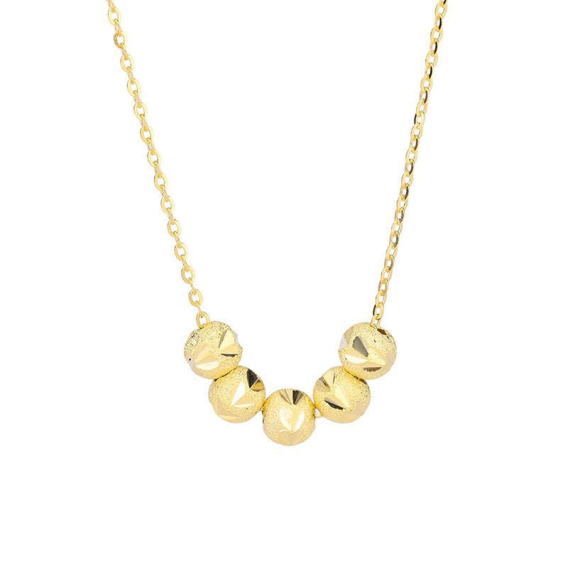 Collana a catena a O placcata in acciaio al titanio a forma di fiore minimalista per donna e uomo con design irregolare