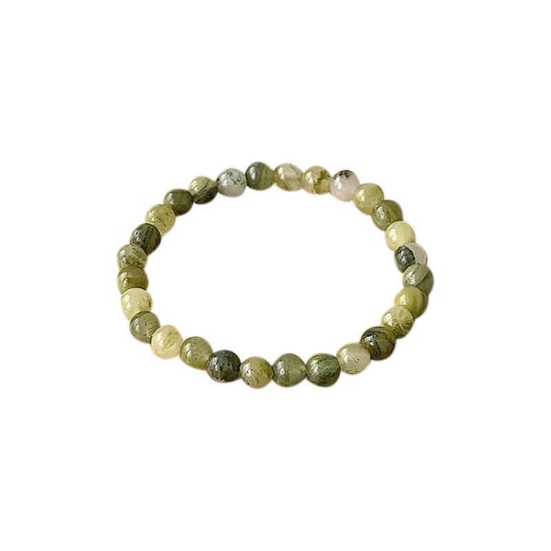 Bracciale geometrico fatto a mano da donna con accenti di pietre sintetiche, bracciale alla moda e versatile di ispirazione cinese