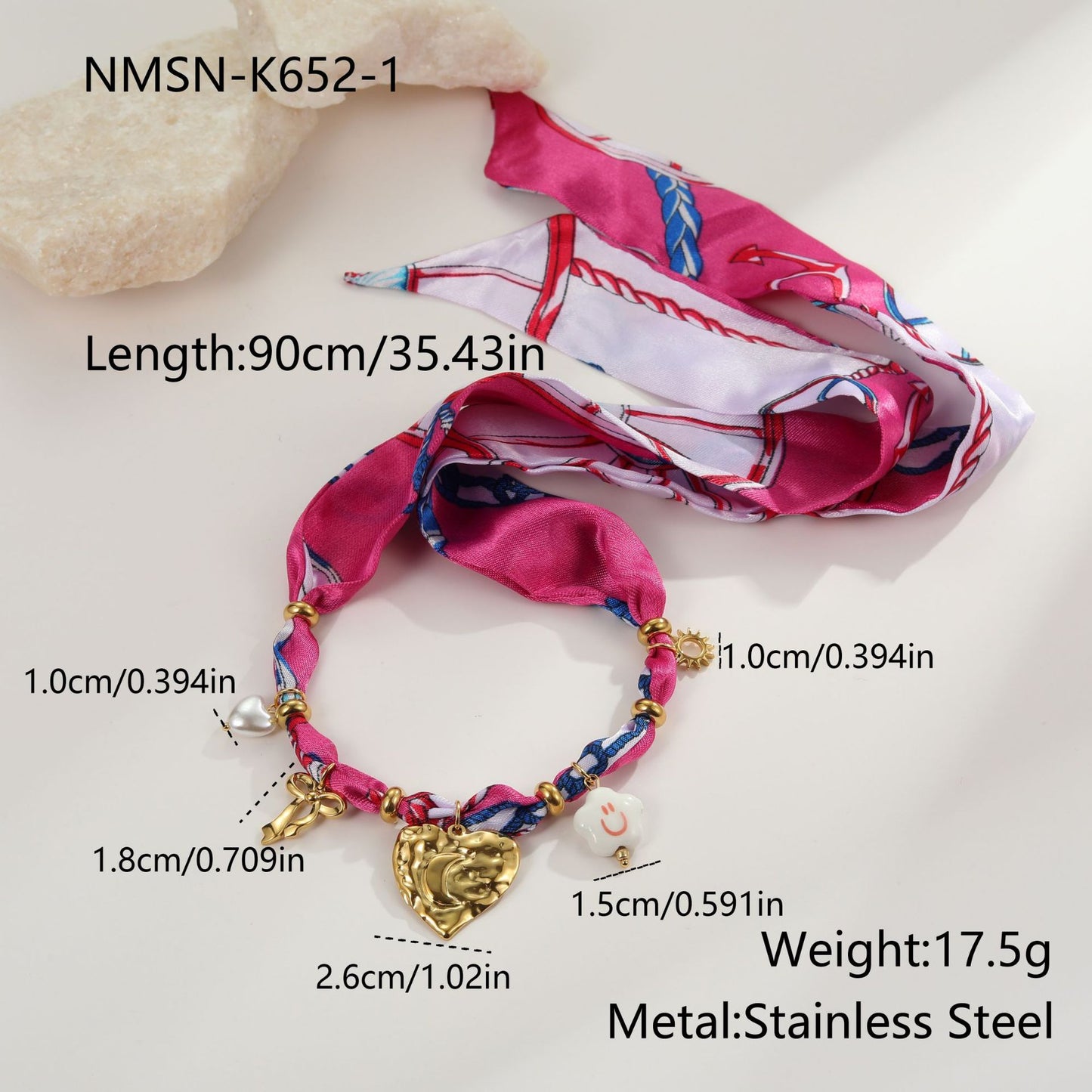 Elegante collar con colgante de corazón de acero inoxidable con acabado chapado para mujer, accesorio de moda para la oficina