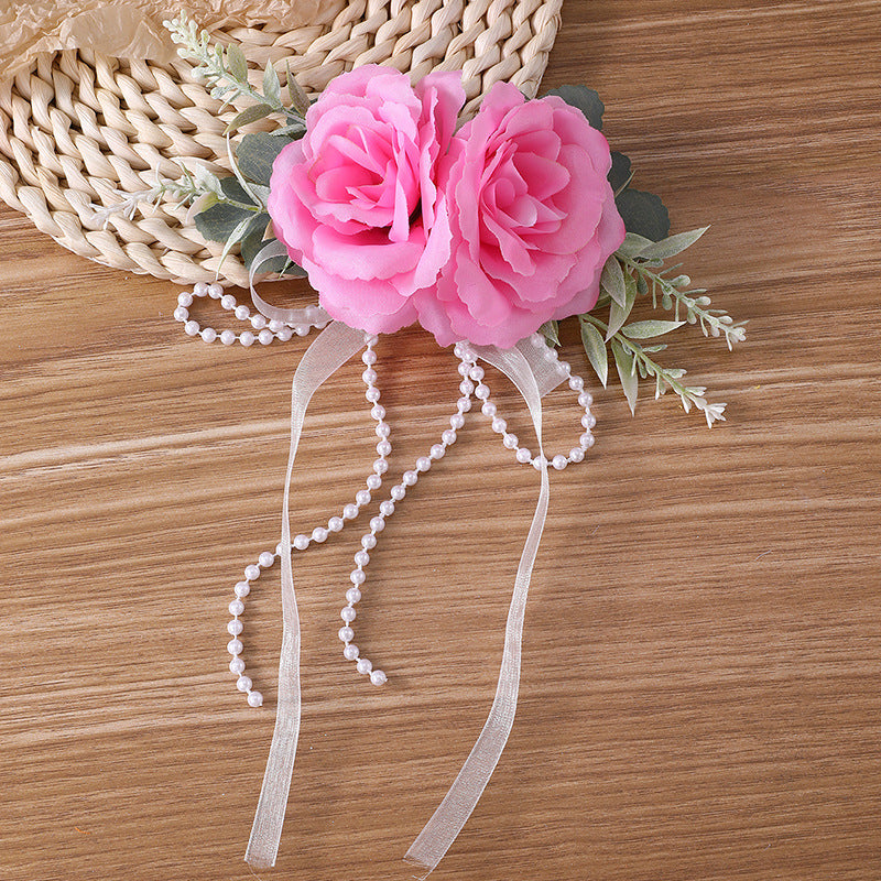 Natural Style Bowknot Duckbill Hair Clip for Children Made of Plastic Resin with Ruffled and Mesh Details for Vacation Photos Parties and Festivals