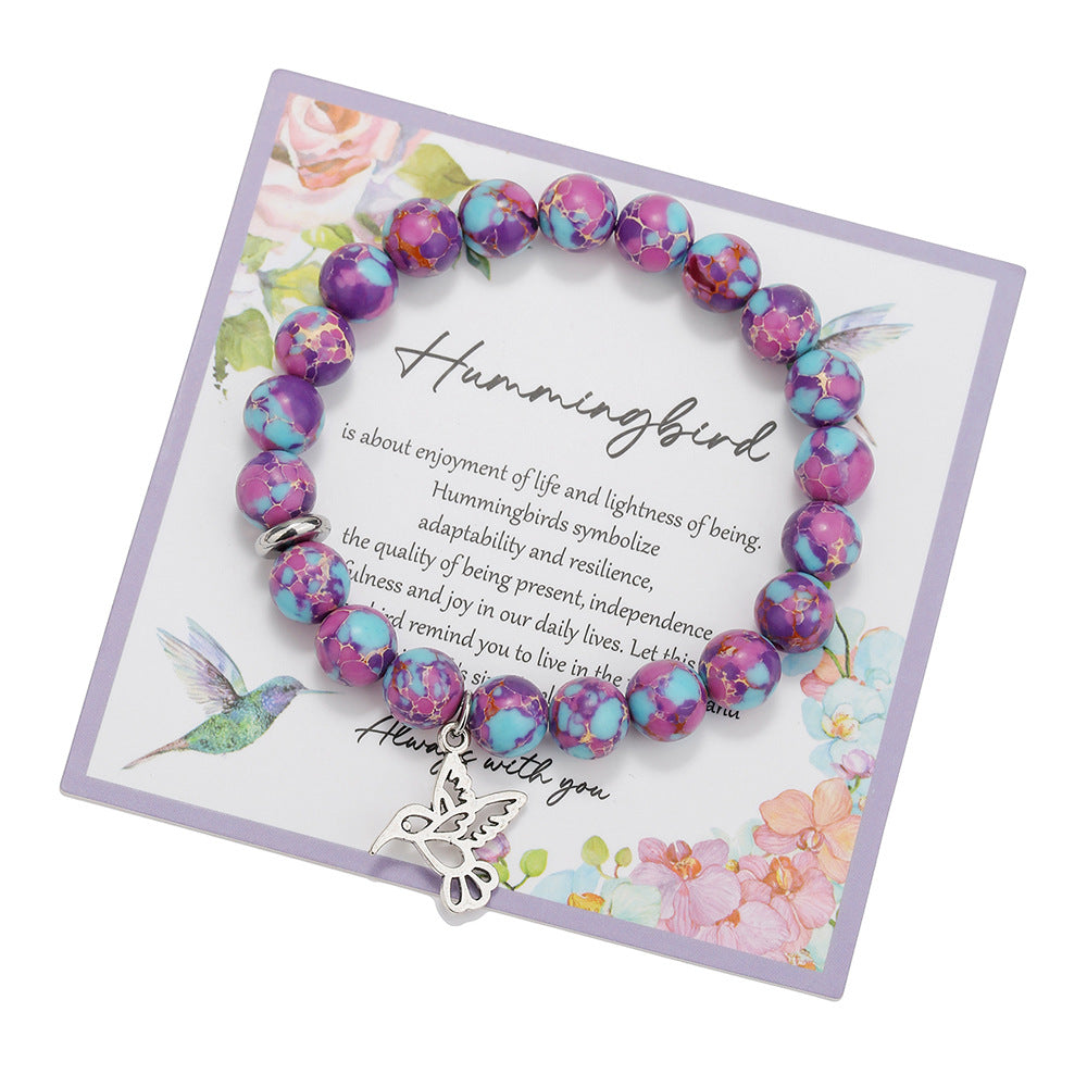 Bohemian Handmade Braided Friendship Bracelet with Colorful Letter Beads Heart and Pearl Charms