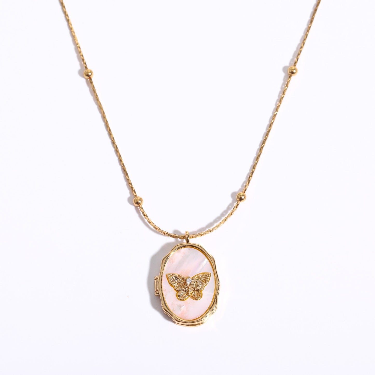 Vintage Star-Shaped Copper Necklace with Gold Plating, Adjustable Clasp Pendant for Unisex Wear