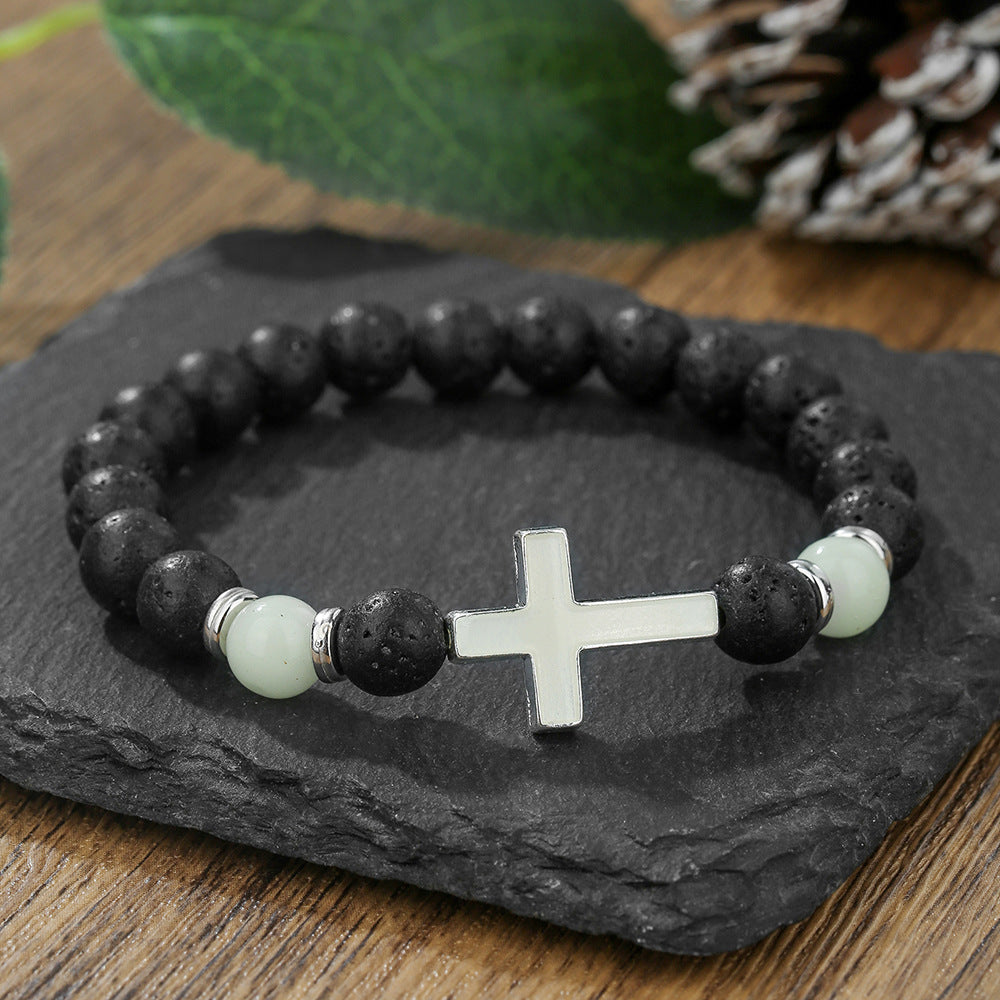 Geometric Round Alloy Bracelet Unisex