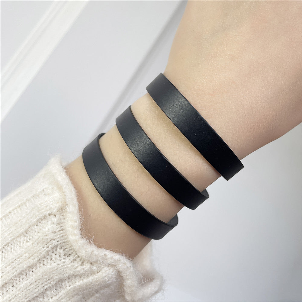 Vintage Hip-hop Punk Geometric Plated Alloy Bracelet