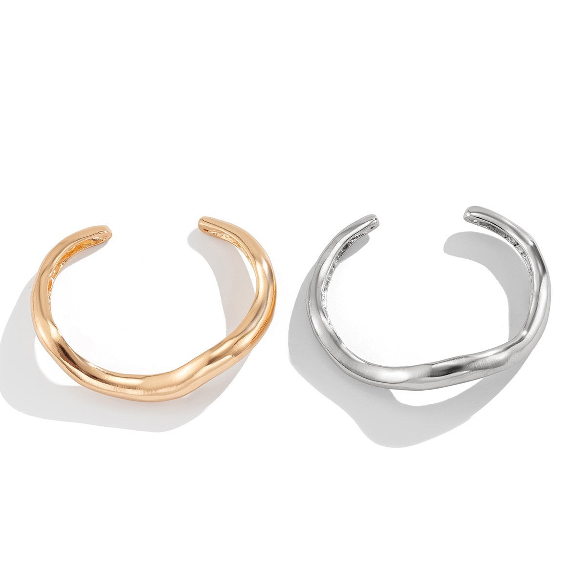Minimalist Geometric Alloy Plated Bracelet
