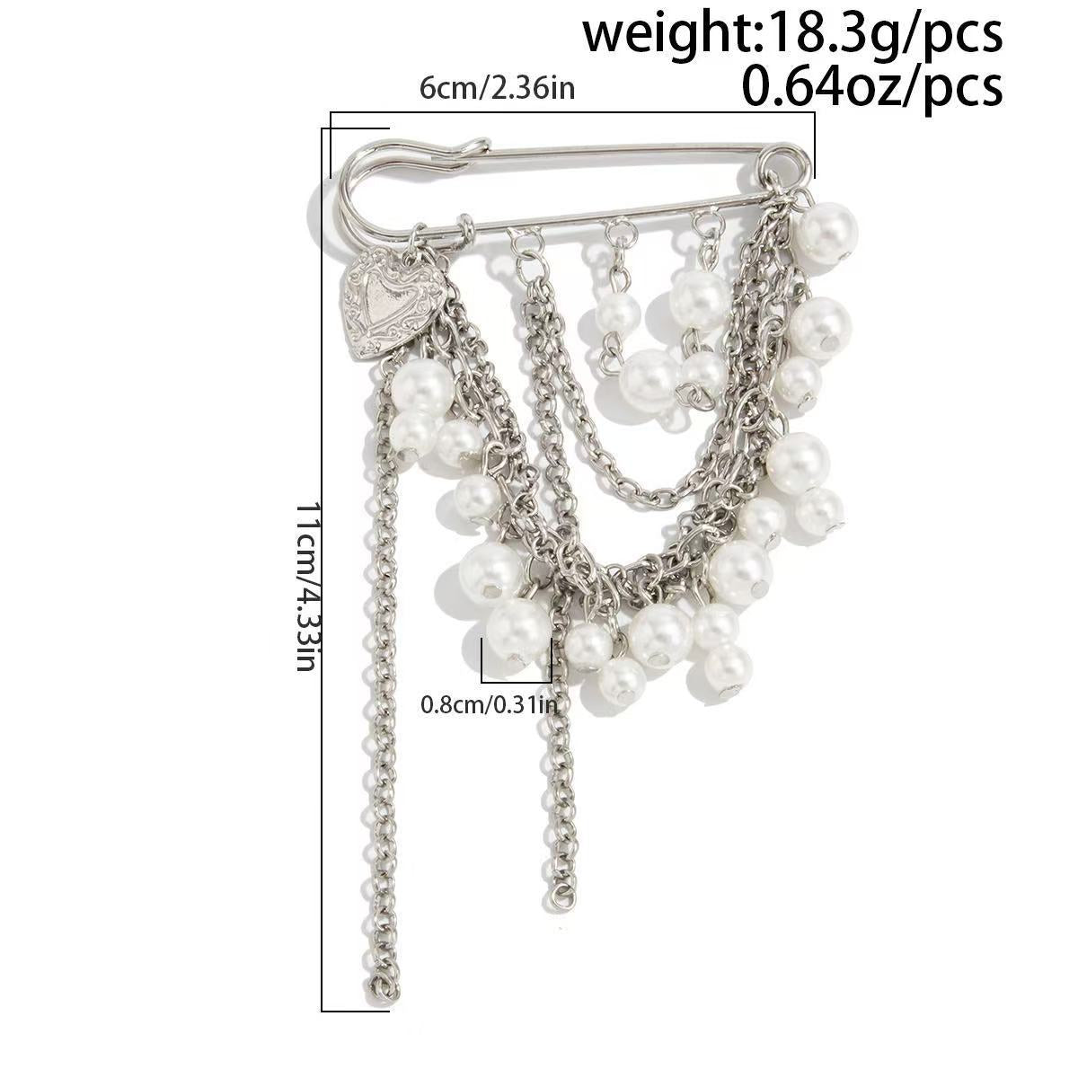 Minimalist Heart Cross Alloy Anklet with Tassel Chain