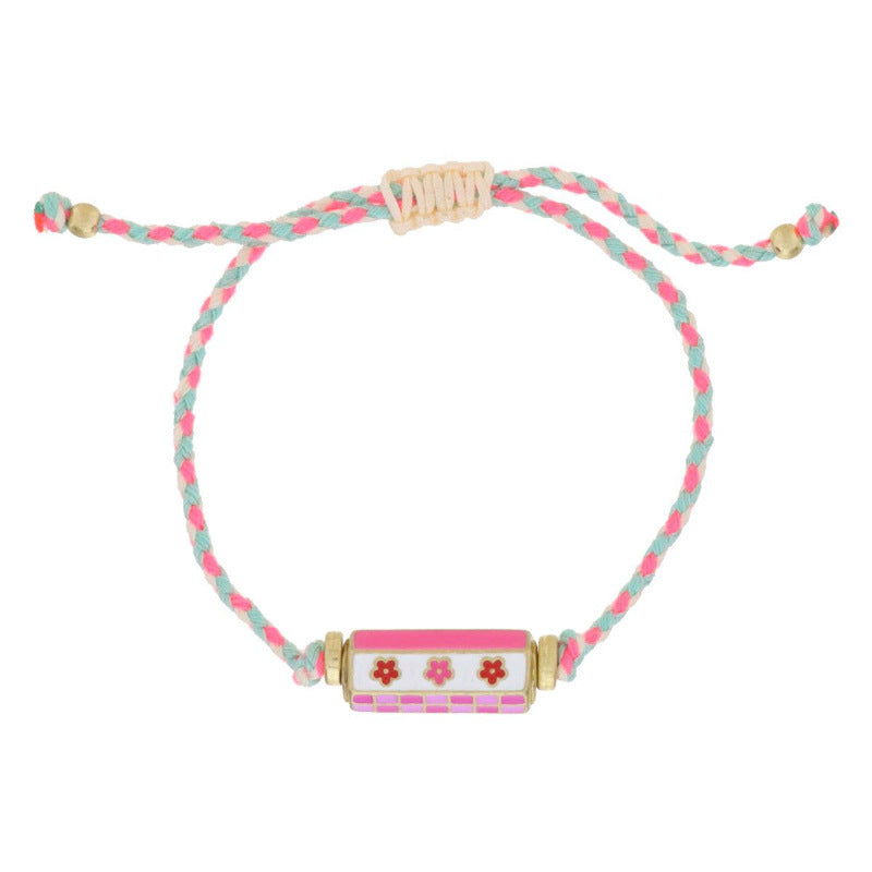 Braccialetto Minimalista con Ciondoli a Cuore e Stella in Ottone Placcato Oro, Catena a Maglie, Unisex