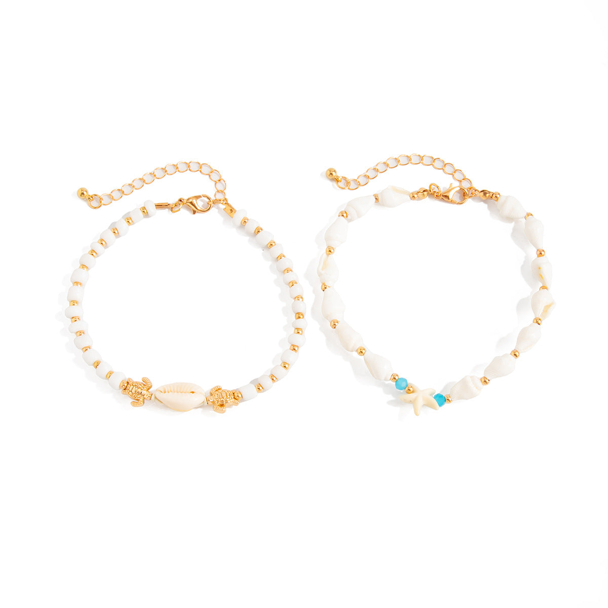 Bohemian Acrylic Crystal Beaded Animal Anklet for Women