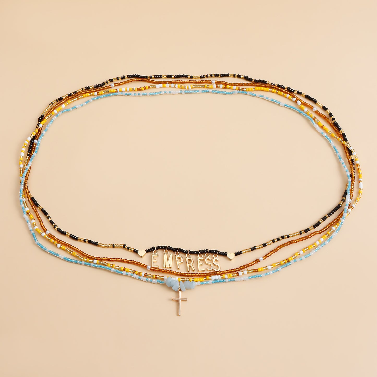 Casual Punk Metal Body Chain with Pearl Shell and Starfish for Women