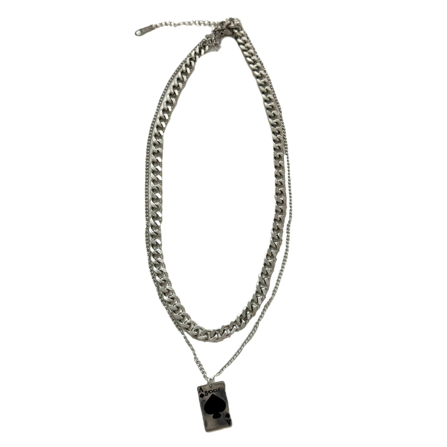 Geometric Gold Plated Titanium Steel Necklace Unisex