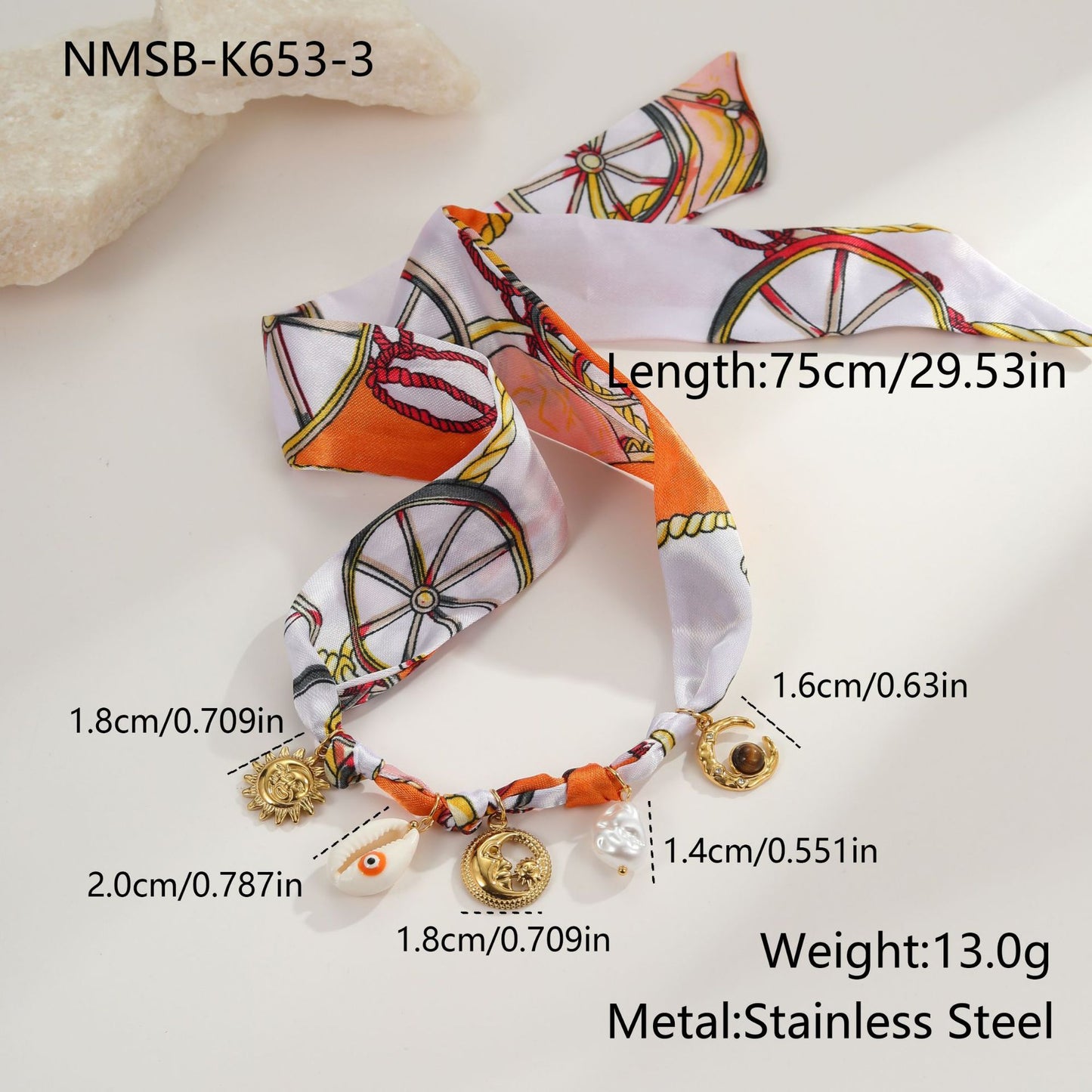 Collana con Pendente Geometrico Minimalista alla Moda in Acciaio Inossidabile con Finitura Placcata per Donne