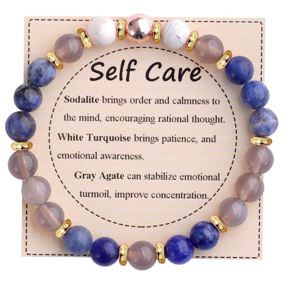 Minimalist Geometric Crystal Bracelet for Women with Floral Pattern