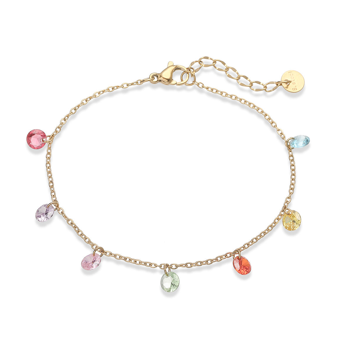 Minimalist Geometric Gold Plated Stainless Steel Bracelet for Women