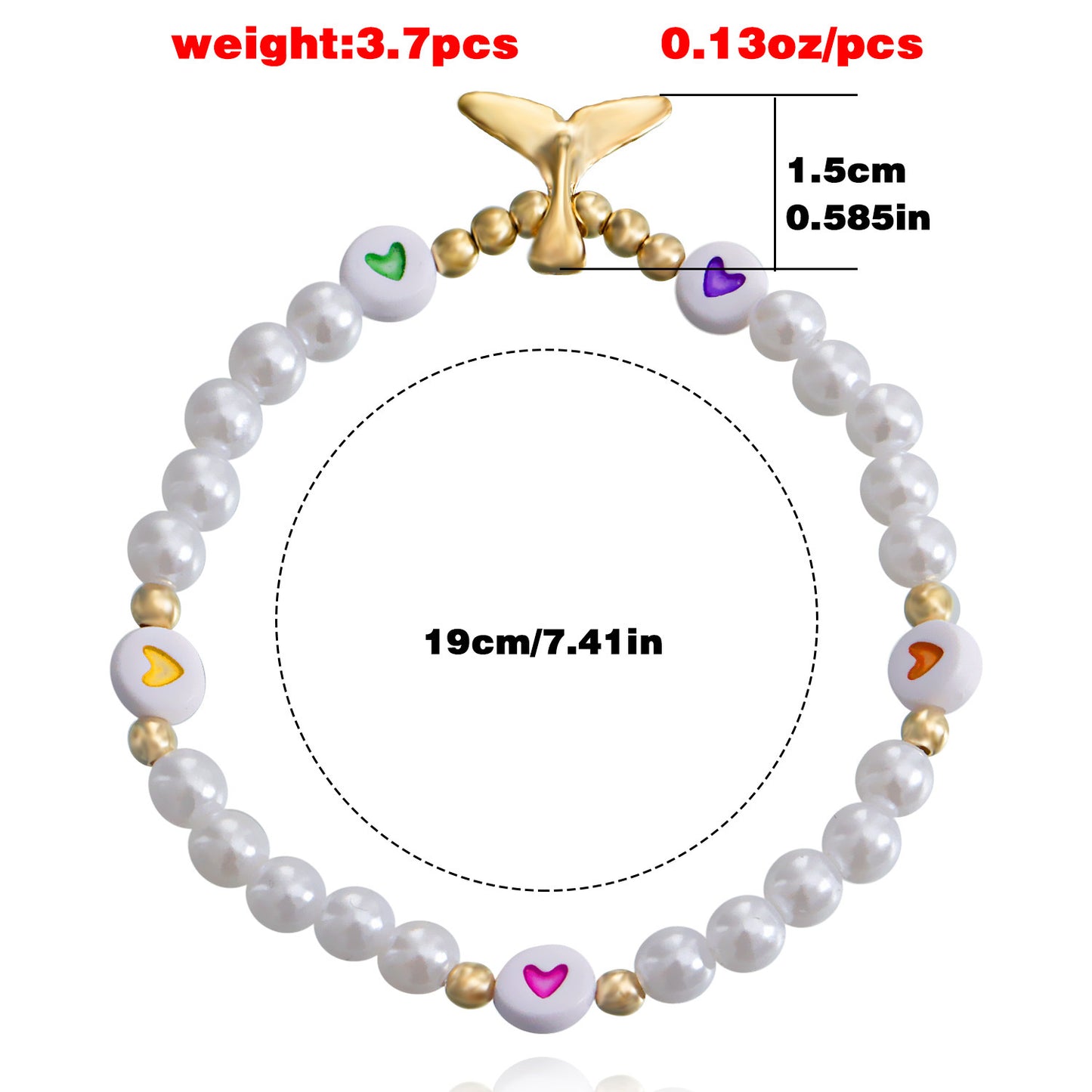Bohemian Starfish Bracelet for Women in Alloy with Plated Finish Geometric Design Beach Mermaid Tail Theme