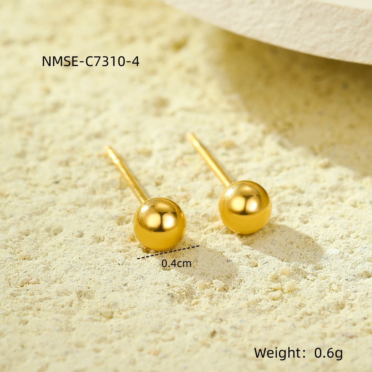 Set di orecchini a lobo minimalisti in acciaio inossidabile con fiocco e stella, con intarsio in strass, da donna