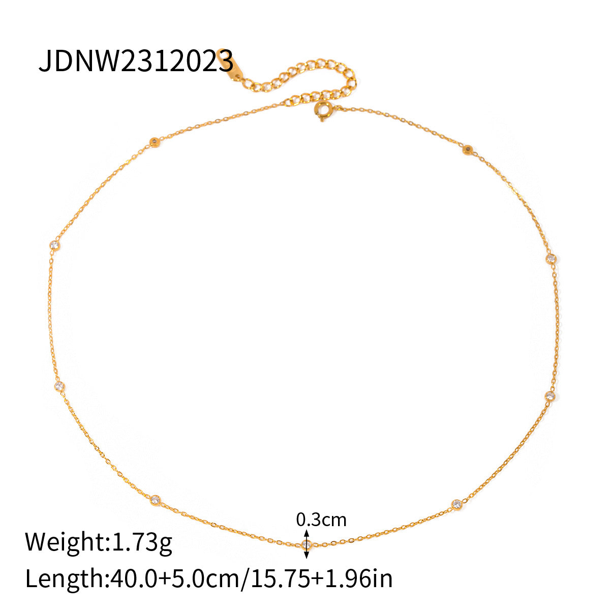 Collar minimalista geométrico de titanio bañado en acero para mujer con delicados detalles lineales y acabado de lujo
