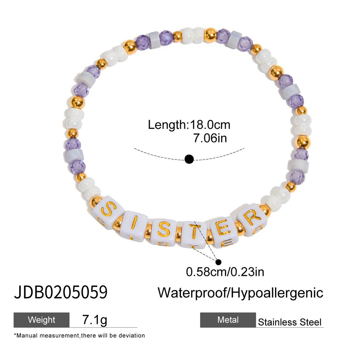 Pulsera Minimalista Geométrica de Acero Titanio para Mujer con Acabado Chapado, Motivo Lunar, Accesorio de Moda de Estilo Natural