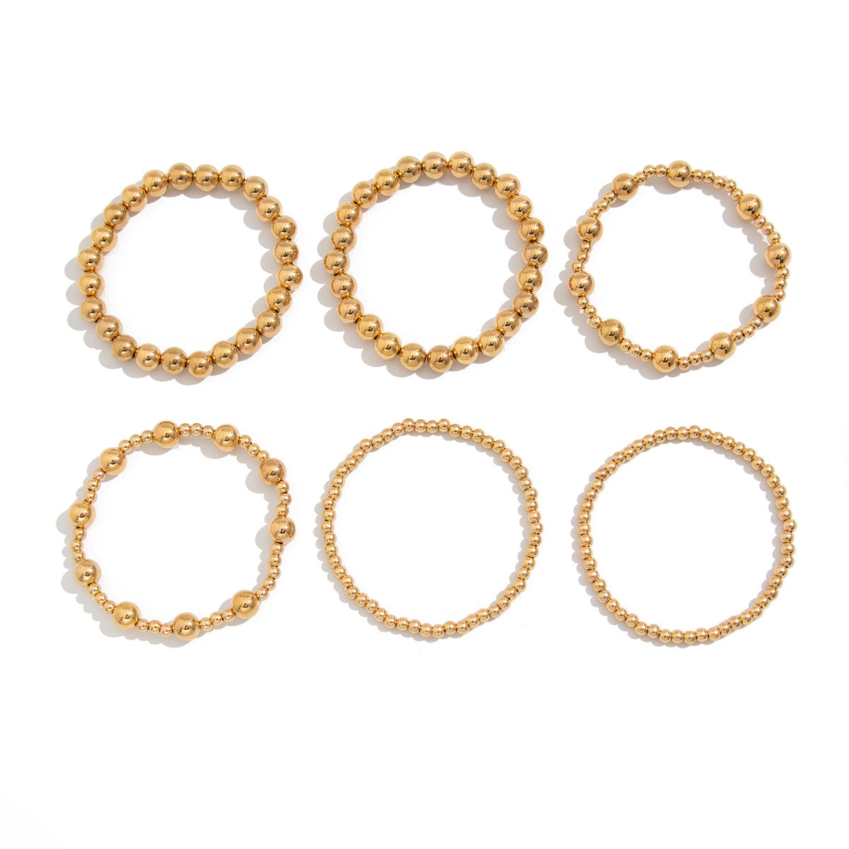 Minimalist Geometric Round Alloy Plated Bracelet with Spiral Pendant for Women