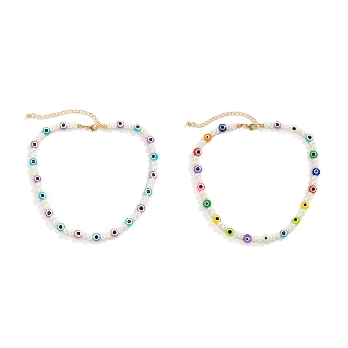 Sweet Floral Acrylic and Imitation Pearl Ball Chain Necklace