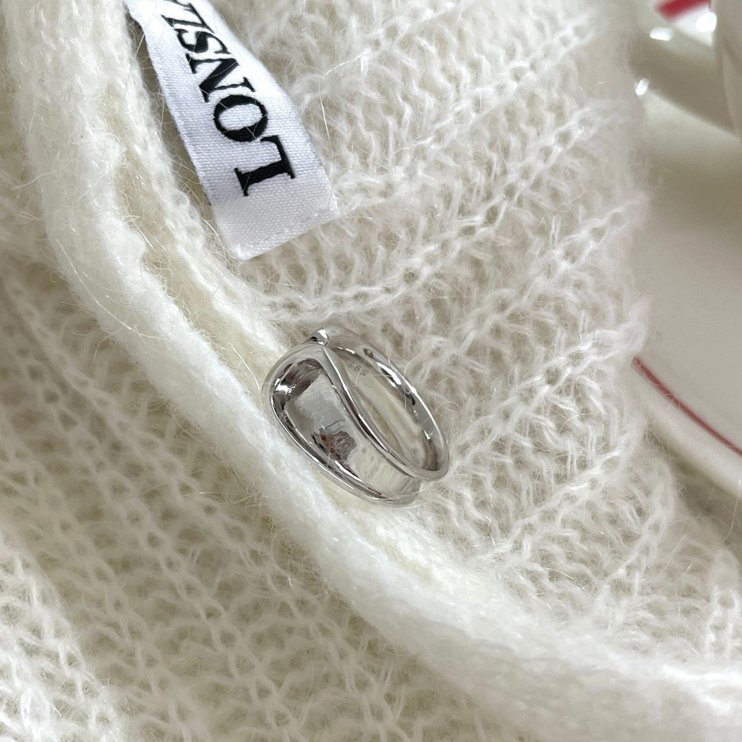 Heart-Shaped Sterling Silver Ring for Women with Inlay Craftsmanship, Minimalist and Sweet Design