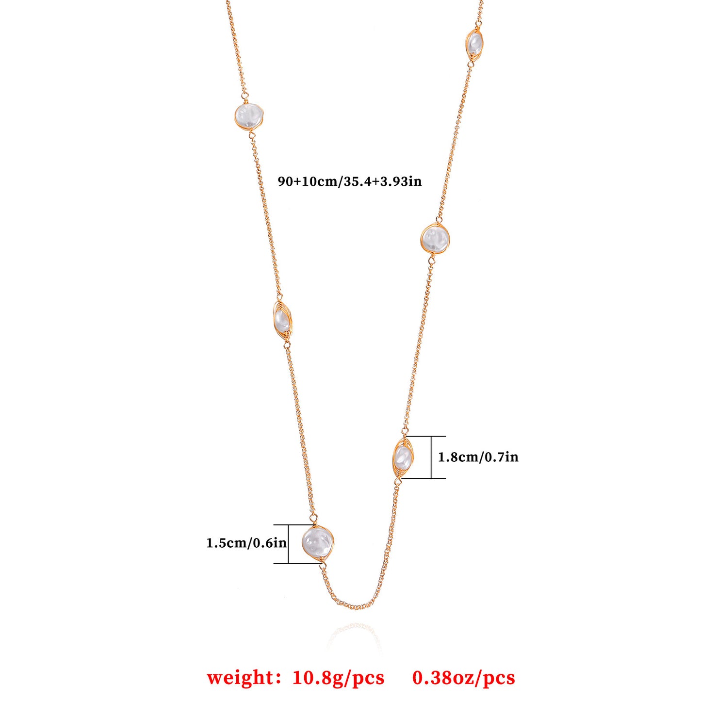 Minimalist Geometric Alloy Pendant Necklace with Gold Plating for Women Locket Chain Style Layered Collarbone Jewelry