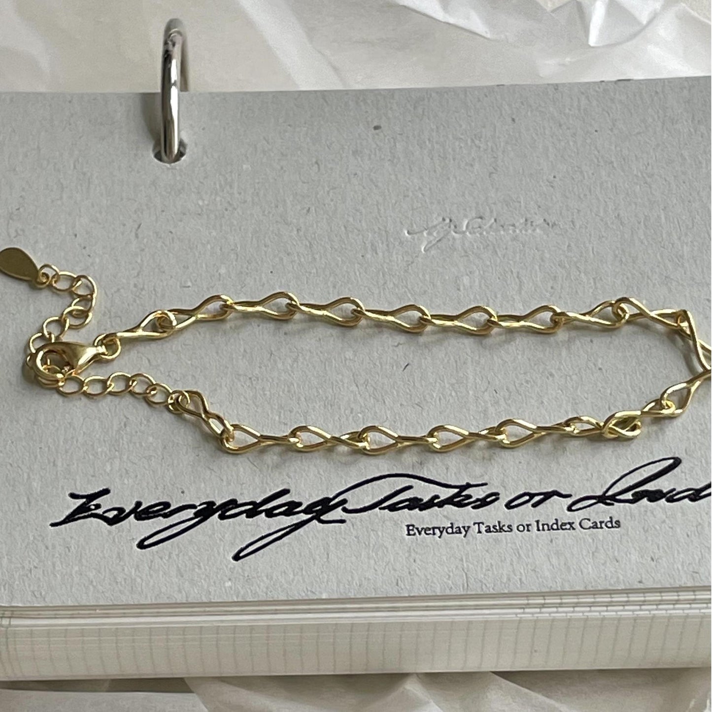 Bracciale Minimalista Geometrico in Argento Sterling S925 con Zirconia Cubica