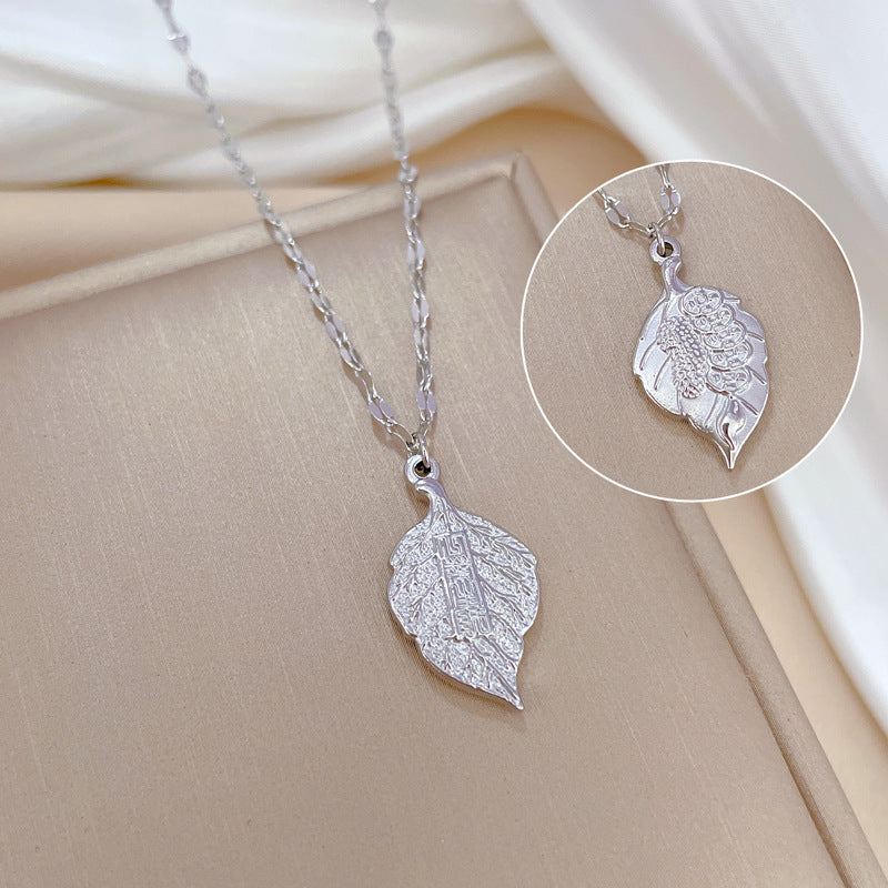 Minimalist Geometric Titanium Steel Collar Chain Necklace