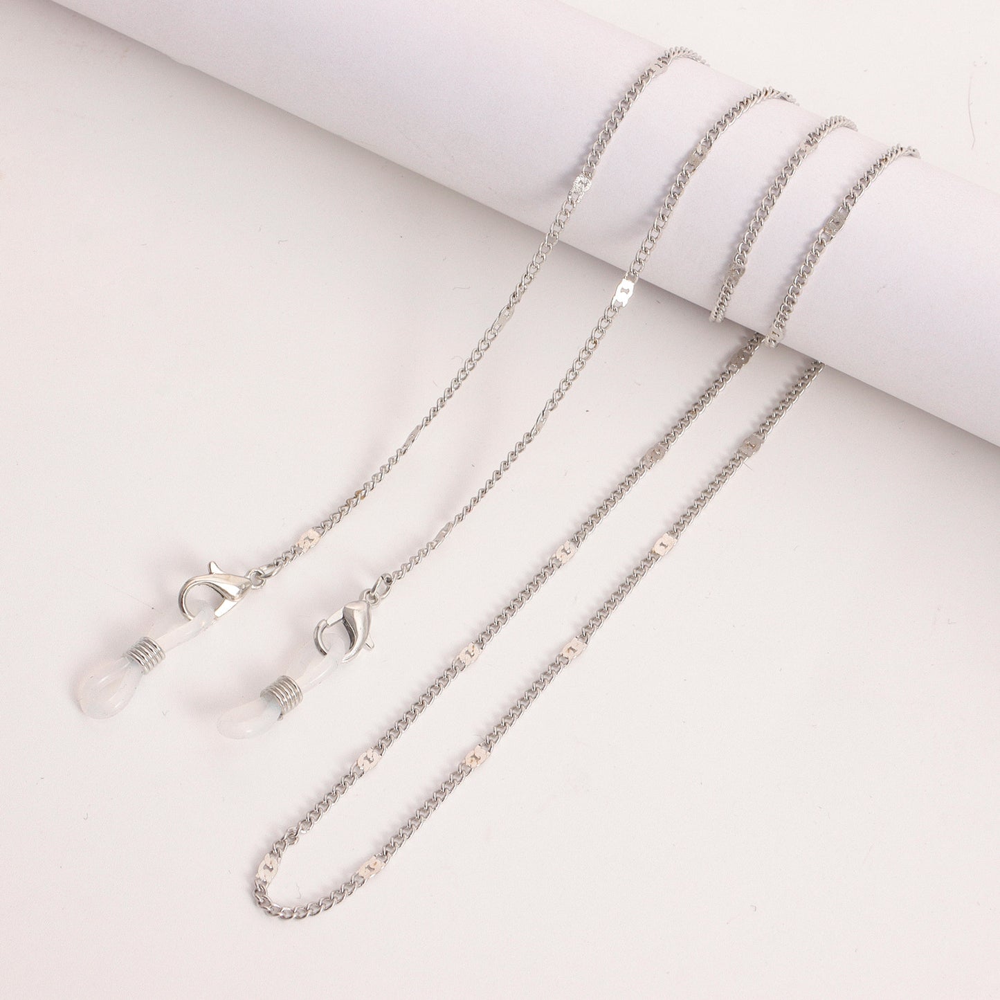 Alloy Mask and Glasses Chain