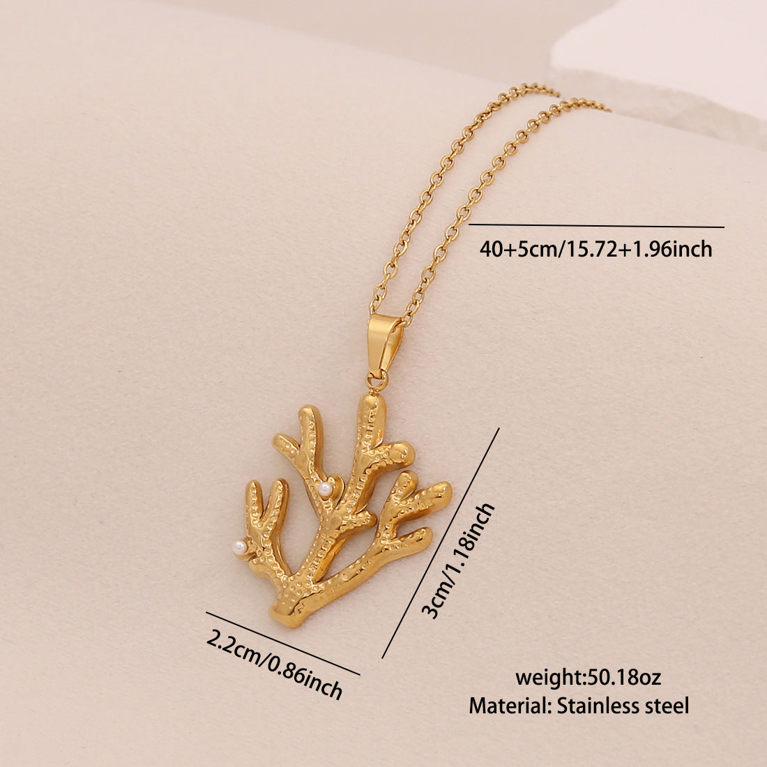 Playful Ocean Animal Pendant Necklace in Stainless Steel with Plating Finish, Turtle Seahorse Dolphin Shell Design on O-Chain for Women