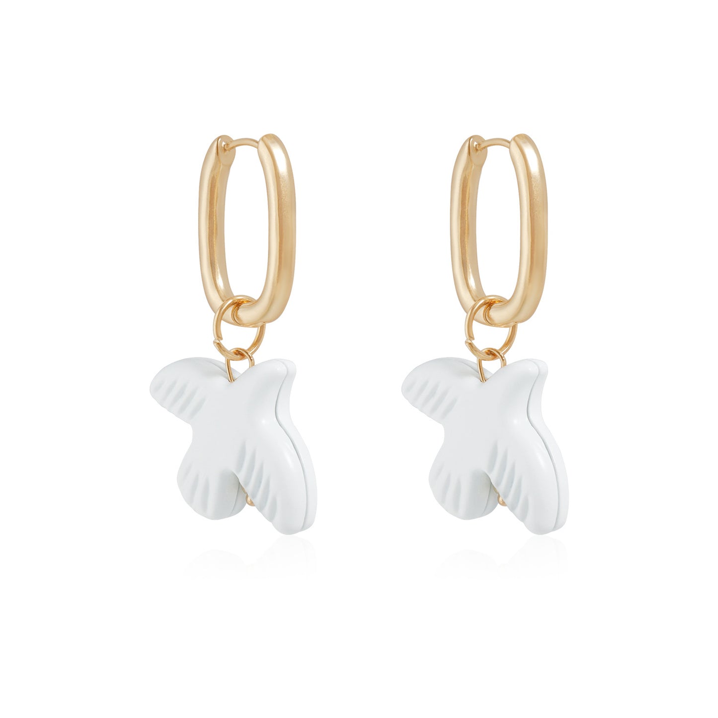 Natural Elegant Geometric Bird Alloy Plated Necklace with Crystal Beads and Tassel for Women