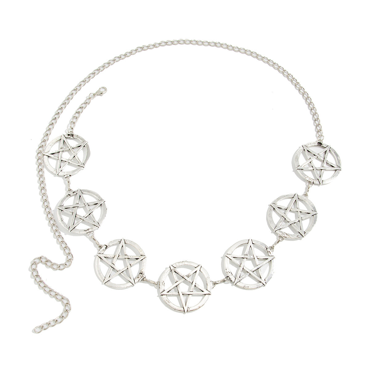 Gothic Hip-hop Punk Star Geometric Iron Body Chain for Women