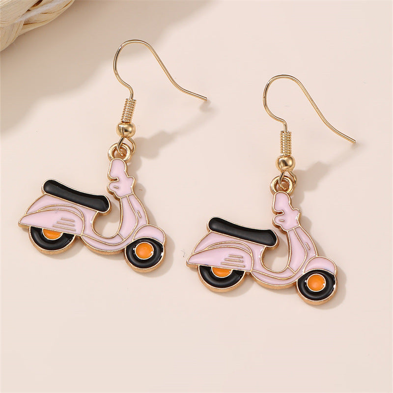Pendientes Infantiles con Forma de Lazo Adorables con Incrustaciones de Perlas, Joyería de Plástico y Resina de Estilo Minimalista para Niñas de 3 a 10+ Años
